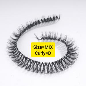 مژه لئو پَک 10ریسه ای سایز MIX فرD